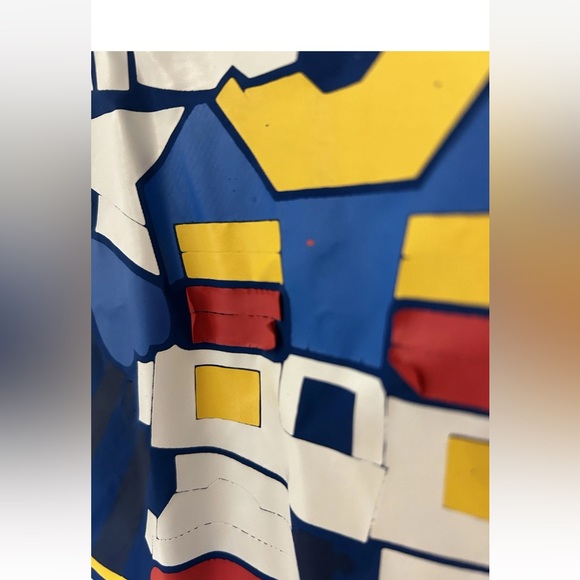 Hello Kitty X atsuko Gundam Sanrio Red Blue Bomber Medium *flaw* Read* - Picture 6 of 11